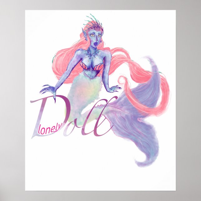 MerMay Patel Mermaid Poster (Framsidan)