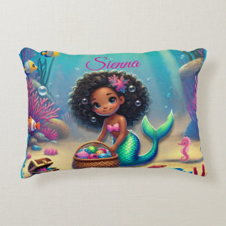 Mermazing Black/Mixed Heritage accent Pillow Prydnadskudde