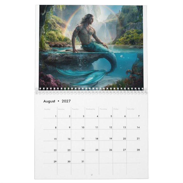 Mermen Kalender (Aug 2027)