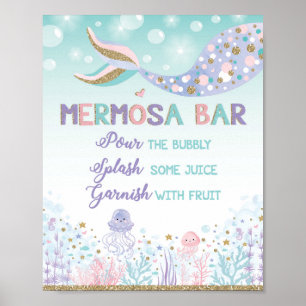 Mermosa Bar Mermaid Mimosa Bar skylt Under havet