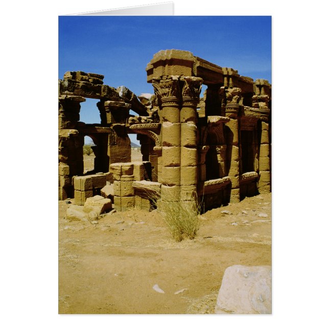 Meroitic kiosk hälsningskort (Framsidan)