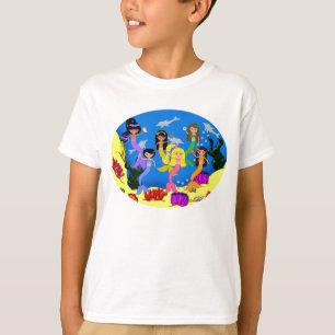 Merpeople från värld runtT-tröja T Shirt