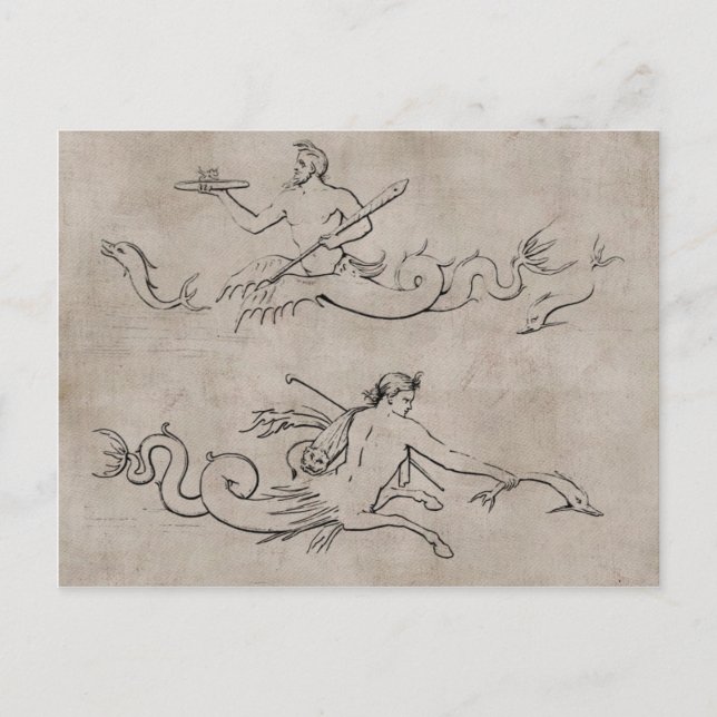 Merpeople Vykort (Framsida)