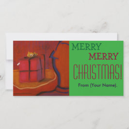 Merr God jul Anpassade Notecard Julkort