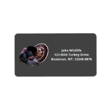 Merriam Vild Turkey Address Label