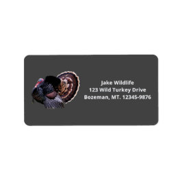Merriam Vild Turkey Address Label Adressetikett