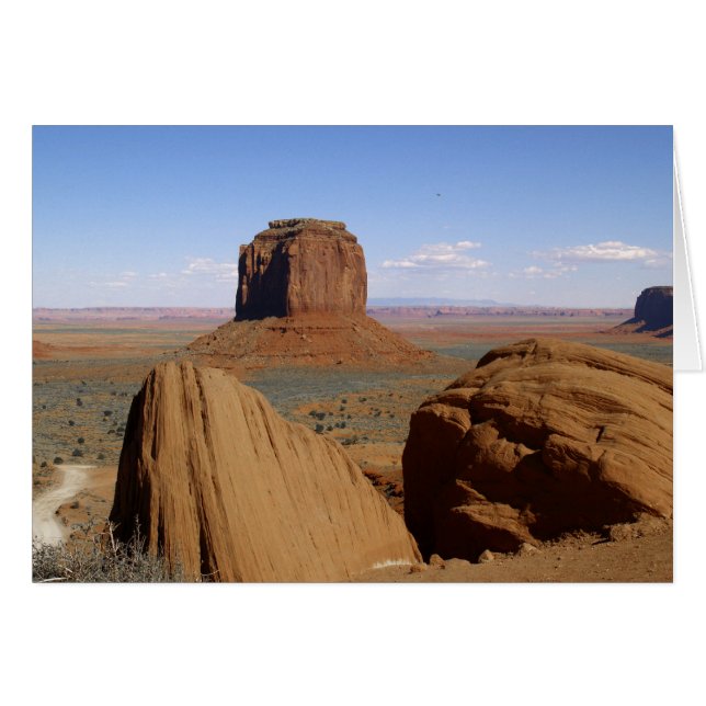 Merrick Butte, Monument Valley OBS Kort (Framsidan Horizontal)