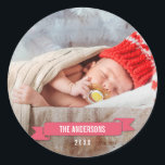 Merrier Jul Helgdag Photo Sticker Runt Klistermärke<br><div class="desc">Våra moderna och chic personlig-klistermärken kan användas som kuvertförseglingar,  presentmärken,  märkre,  plagg,  etiketter med mera. Möjligheterna är oändliga,  så gå vidare och använda dem kreativt. Finns i andra färg. Anpassningsbar färg finns också tillgänglig på begäran.</div>
