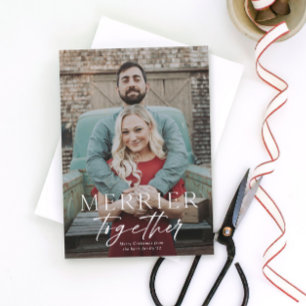 Merrier solidariskt fullt utfallsfoto God jul Julkort