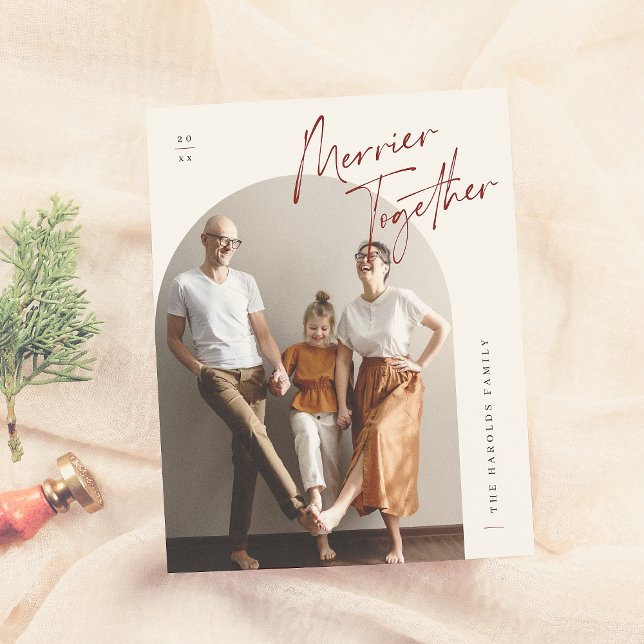 Merrier Together Arch Photo Budget jul (Skapare uppladdad)