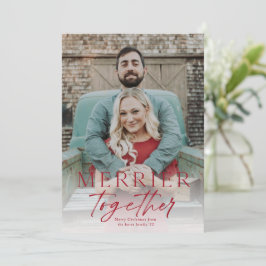 Merrier Together Script Photo God jul Kort