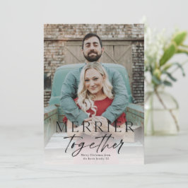 Merrier Together Script Photo God jul Kort