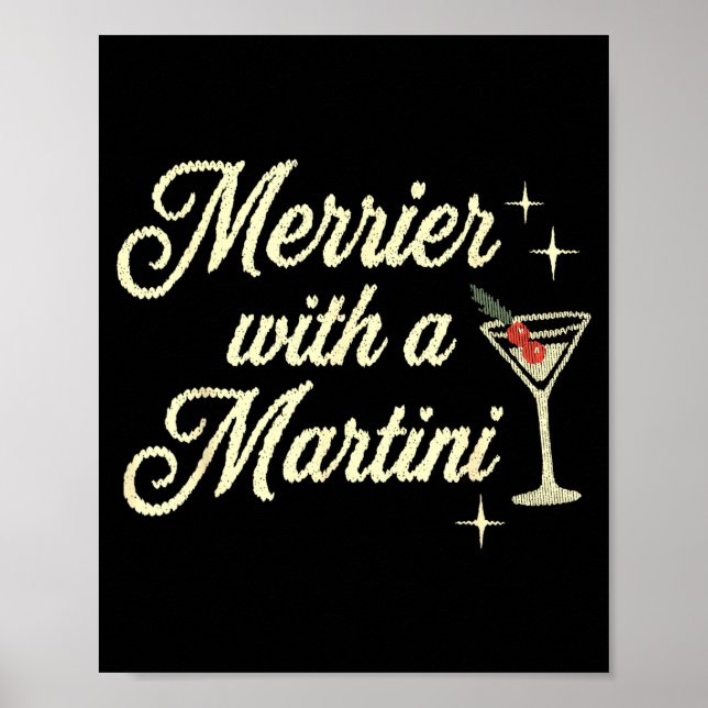 Merrier With A Martini Making Srits Bright Ugly Ch Poster (Framsidan)
