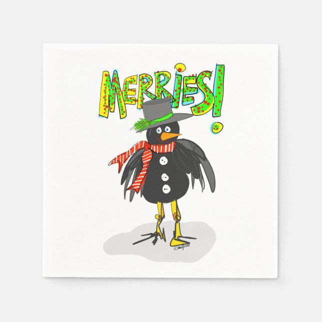 MERRIES cocktail Pappersservett (Framsidan)