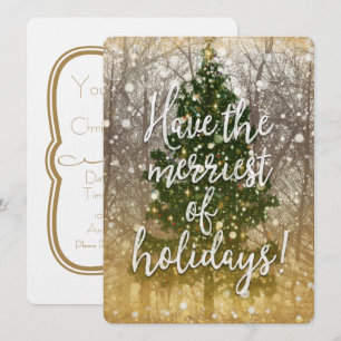 Merriest av Julfester Inbjudningar