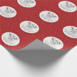 Merriest jul-helgdag för lantbruk presentpapper