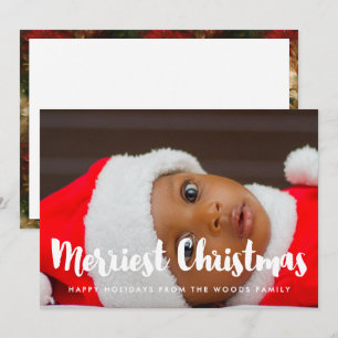 Merriest jul Modern Family Photo Julkort