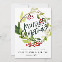 Merriest julfärgsföretag - blommigt