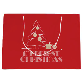 Merriest Julgran Red Helgdag