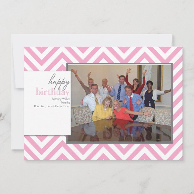 Merrill Lynch BHD Group Chevron Photocard Rosa (Framsida)