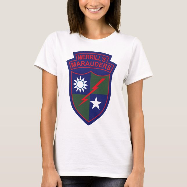 Merrills Marauders (2) - 5307th Composite Unit T Shirt (Framsida)