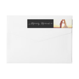 Merrily gift julfotoreturadress etikettband