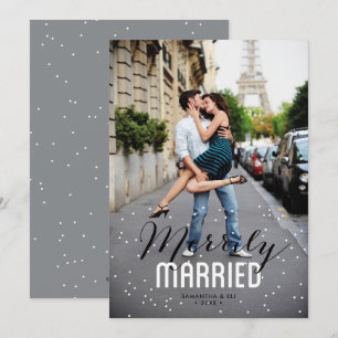 Merrily Married par Helgdag Julkort