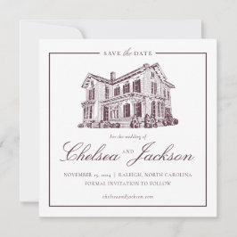 Merrimon-Wynne House Sketch Spara datumet