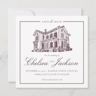 Merrimon-Wynne House Sketch Spara datumet