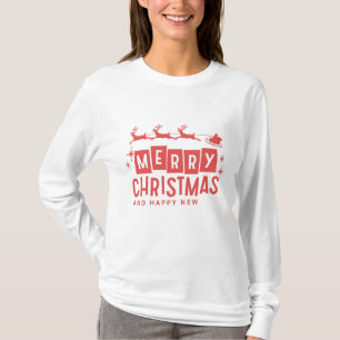 merriskristmer och gott nytt år t shirt