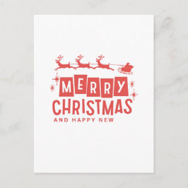 merriskristmer och gott nytt år vykort