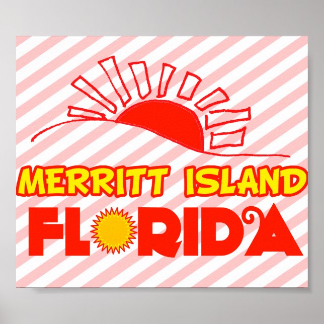 Merritt Island, Florida Poster (Framsidan)