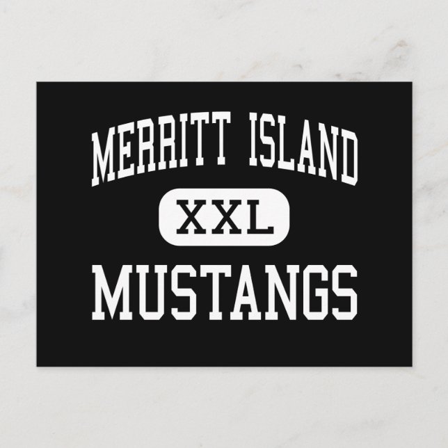 Merritt Island - Mustangs - High - Merritt Island Vykort (Framsida)