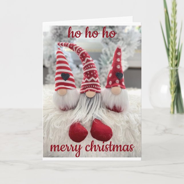 MERRRRRY CHRISTMAS HO HO HO HELGKORT (Framsida)