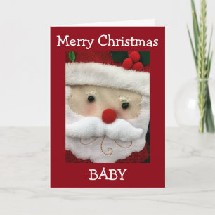 MERRY *1:a* CHRISTMAS BABY HELGDAG CARD Helgkort