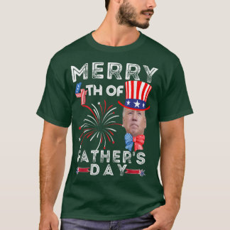 Merry 4:e Fars dag 4:e juli T Shirt