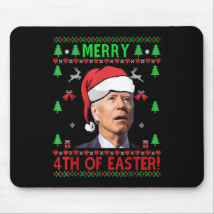 Merry 4:e Påsk Funny Joe Biden-julen Musmatta