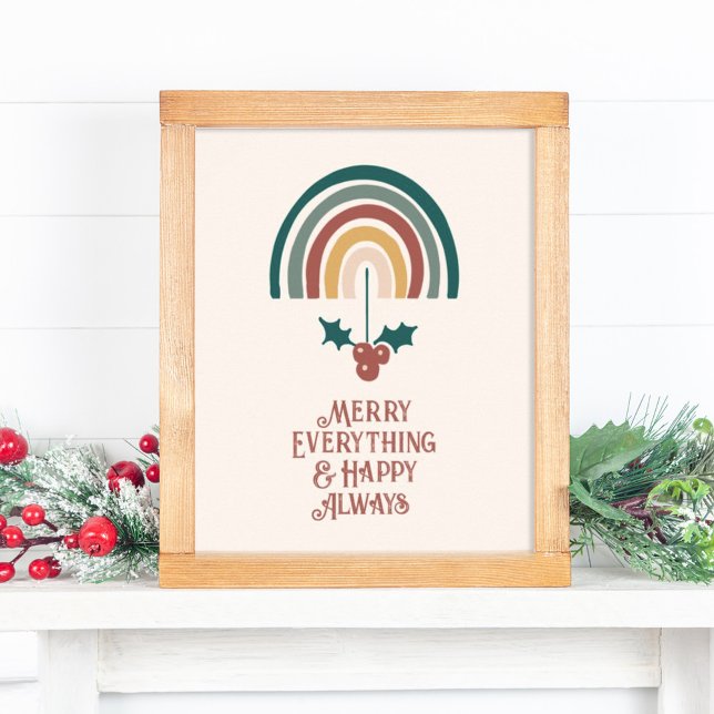 Merry All Boho-julreglaget Poster (Skapare uppladdad)