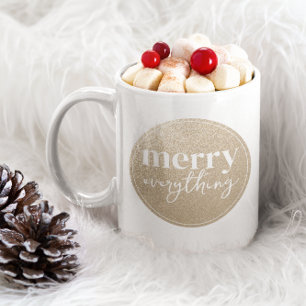 Merry Allt Golden Struktur Kaffemugg