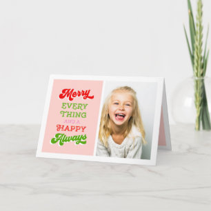 MERRY ALLT OCH LYCKLIG ALLTID HELGDAG CARD KORT