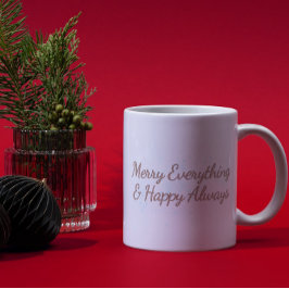 Merry Allting & Lycklig Alltid, helgdag Warmth, Kaffemugg