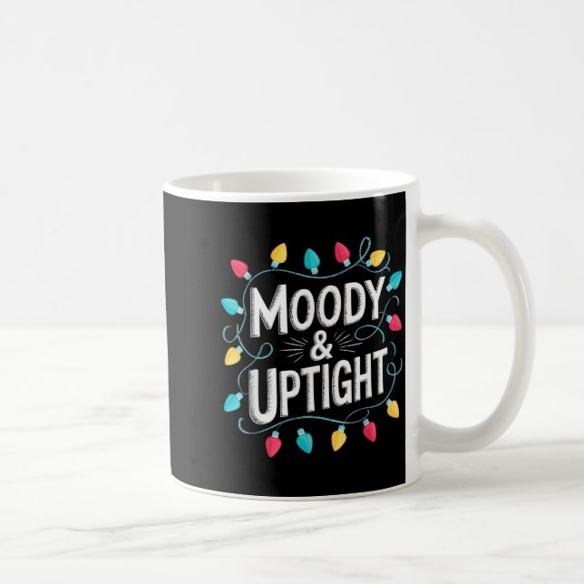 Merry &amp; Bright Moody &amp; Uptight Matching Co Kaffemugg (Höger)