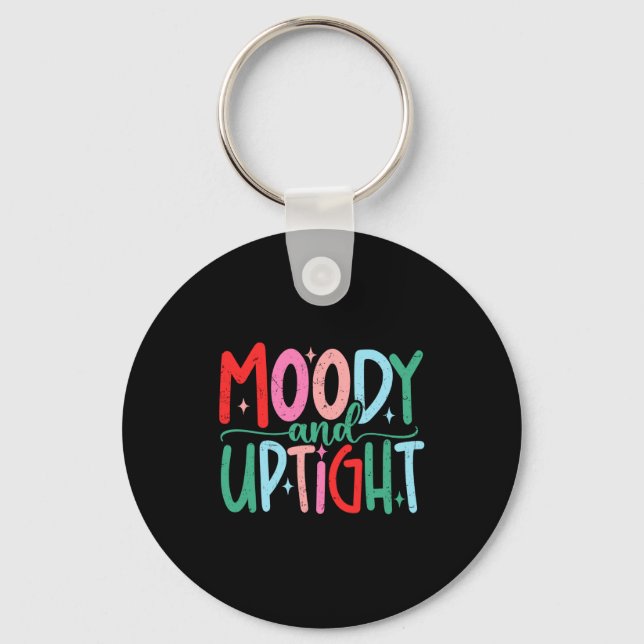 Merry &amp; Bright Moody &amp; Uptight Matching Co Nyckelring (Framsida)