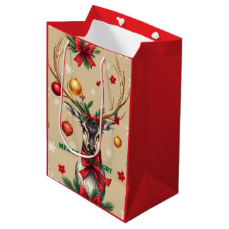 Merry and Bright Anpassningsbar Gift-tagg