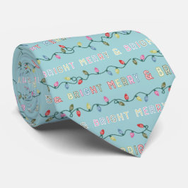 Merry and Bright Blue jul Ljus Slips