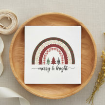 Merry and Bright Christmas Festive Holiday