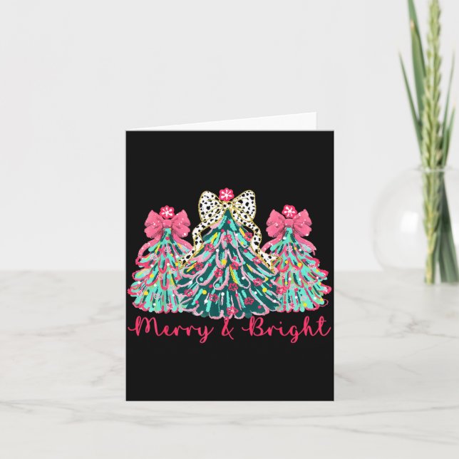 Merry And Bright Christmas Tree Xmas Tree Family H Kort (Framsida)