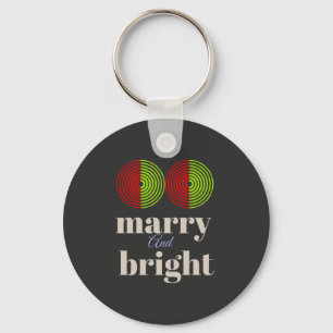 "Merry and Bright: Fira Season Joy Nyckelring