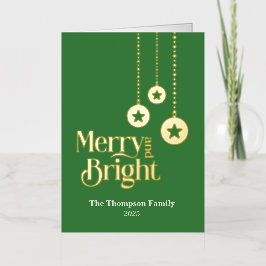 "Merry and Bright"-Helgdag med Grönt-vikt