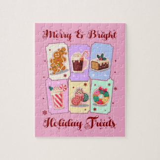 Merry and Bright Holiday Treats Christmas Dessert Pussel